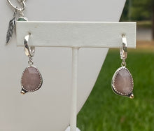Load image into Gallery viewer, Peach Moonstone Earrings
