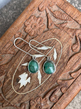Load image into Gallery viewer, Rose Cut Emerald Earrings
