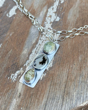 Load image into Gallery viewer, 3 Stone Bar Necklace
