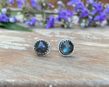 Load image into Gallery viewer, Labradorite Studs
