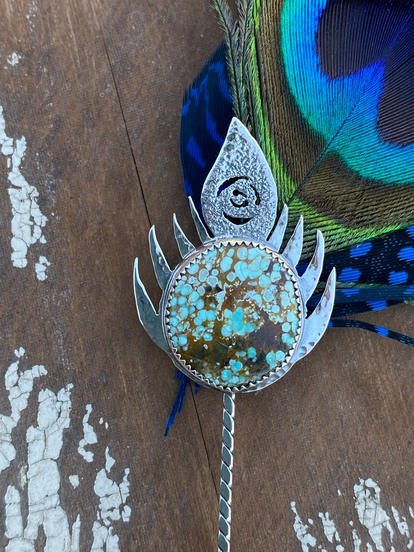 Peacock Hat Pin
